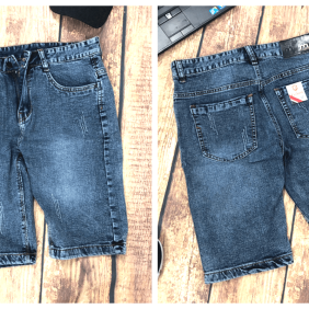 Xưởng sỉ quần short jean nam màu xám xanh