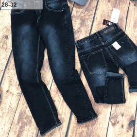 Bán sỉ quần jean nam màu xanh đen wash nhẹ