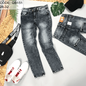 Lấy sỉ quần jean nam màu xám đậm