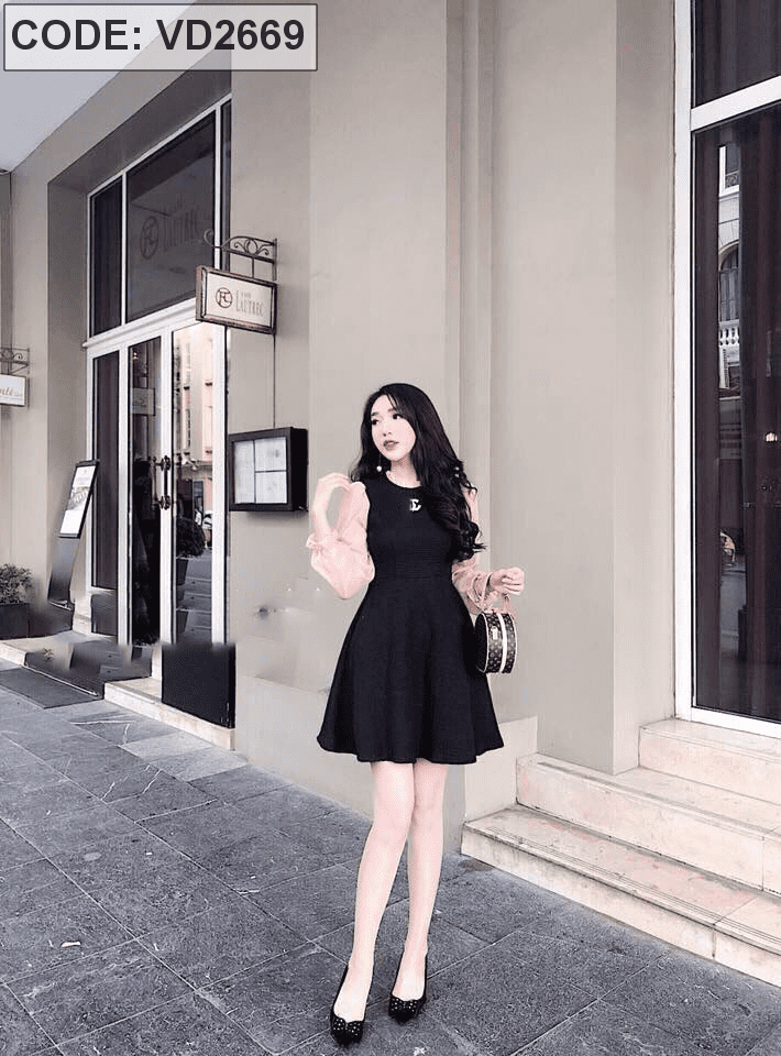 Chân váy xoè dài qua gối | Shopee Việt Nam
