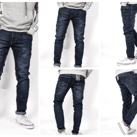 Bỏ sỉ quần jean nam xanh đen wash