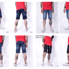 Quần short jean nam hàng VNXK