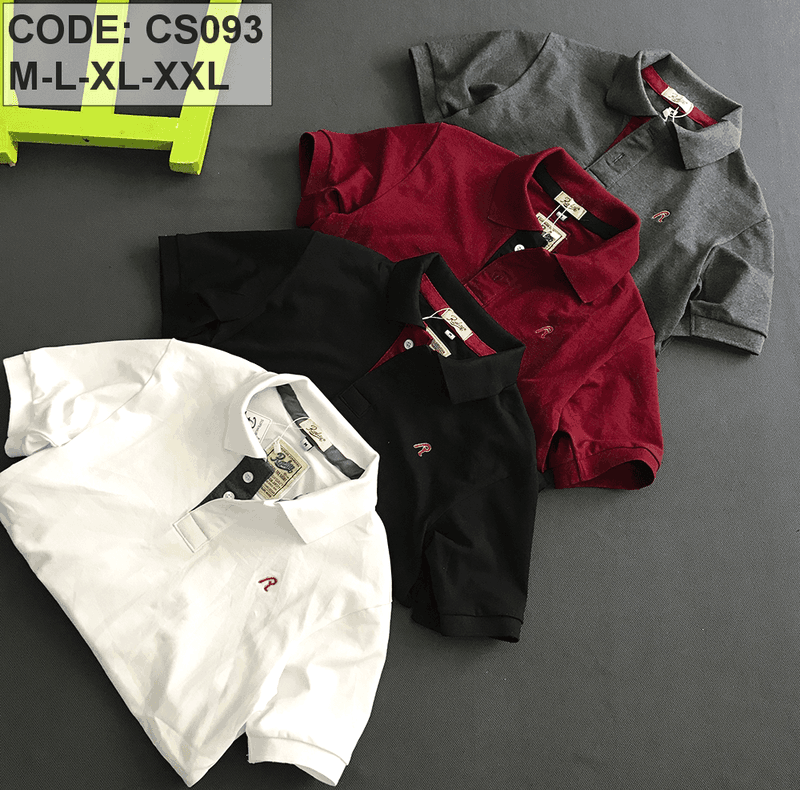 Áo thun nam cổ bẻ vải cá mập