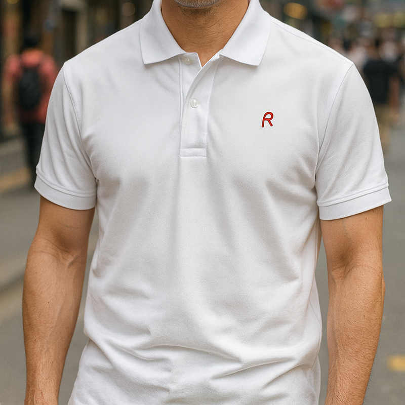 Áo thun nam cổ bẻ vải cá mập