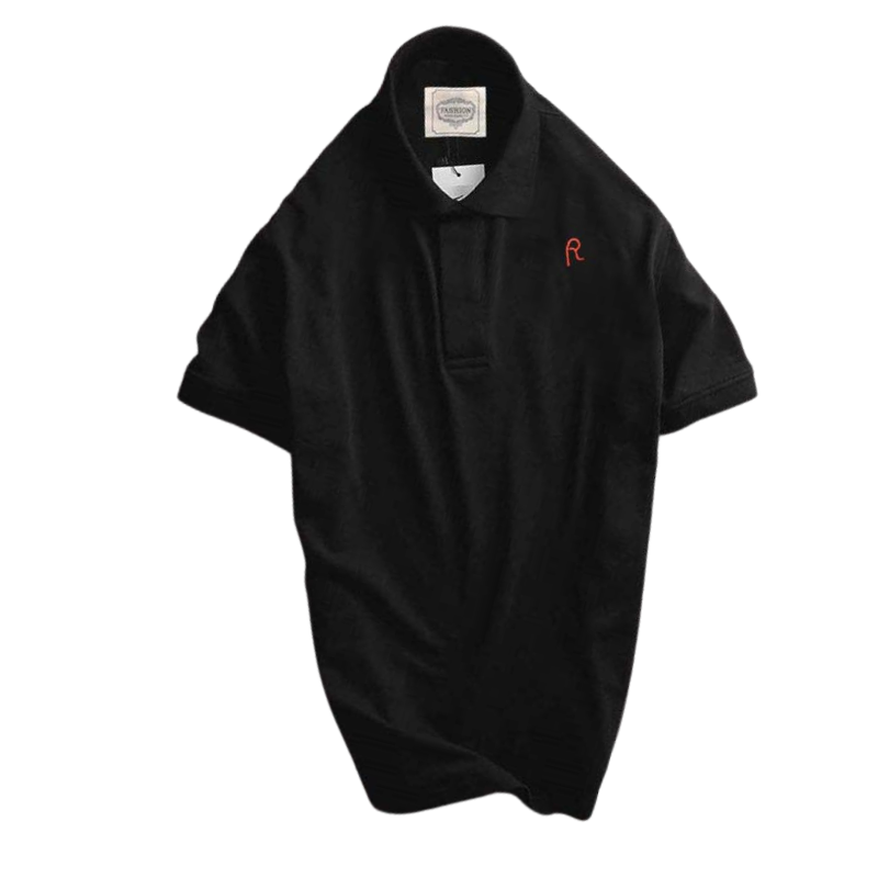 Áo thun nam cổ bẻ vải cá mập