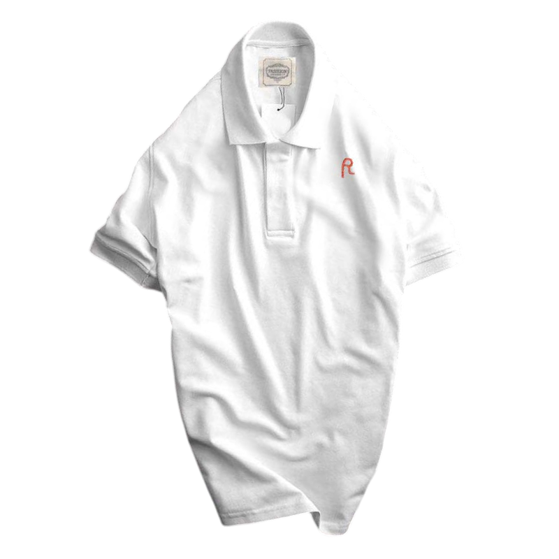 Áo thun nam cổ bẻ vải cá mập