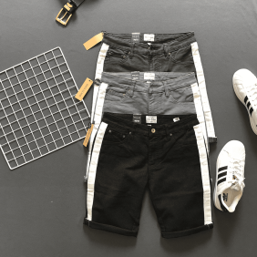 Quần short jean phối cao cấp