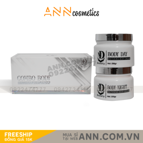 Combo Kem Body Trắng Da Ngày Đêm MD Beauty - 8938510826402