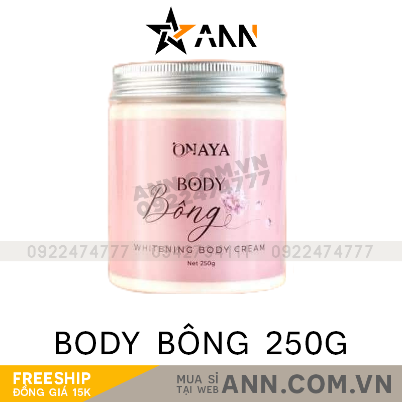 Kem Body Bông Onaya 250g