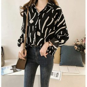 Nguồn hàng sỉ sơ mi hàn quốc họa tiết siêu xinh