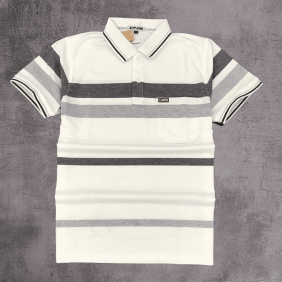 Áo thun sọc nam có túi phối tag