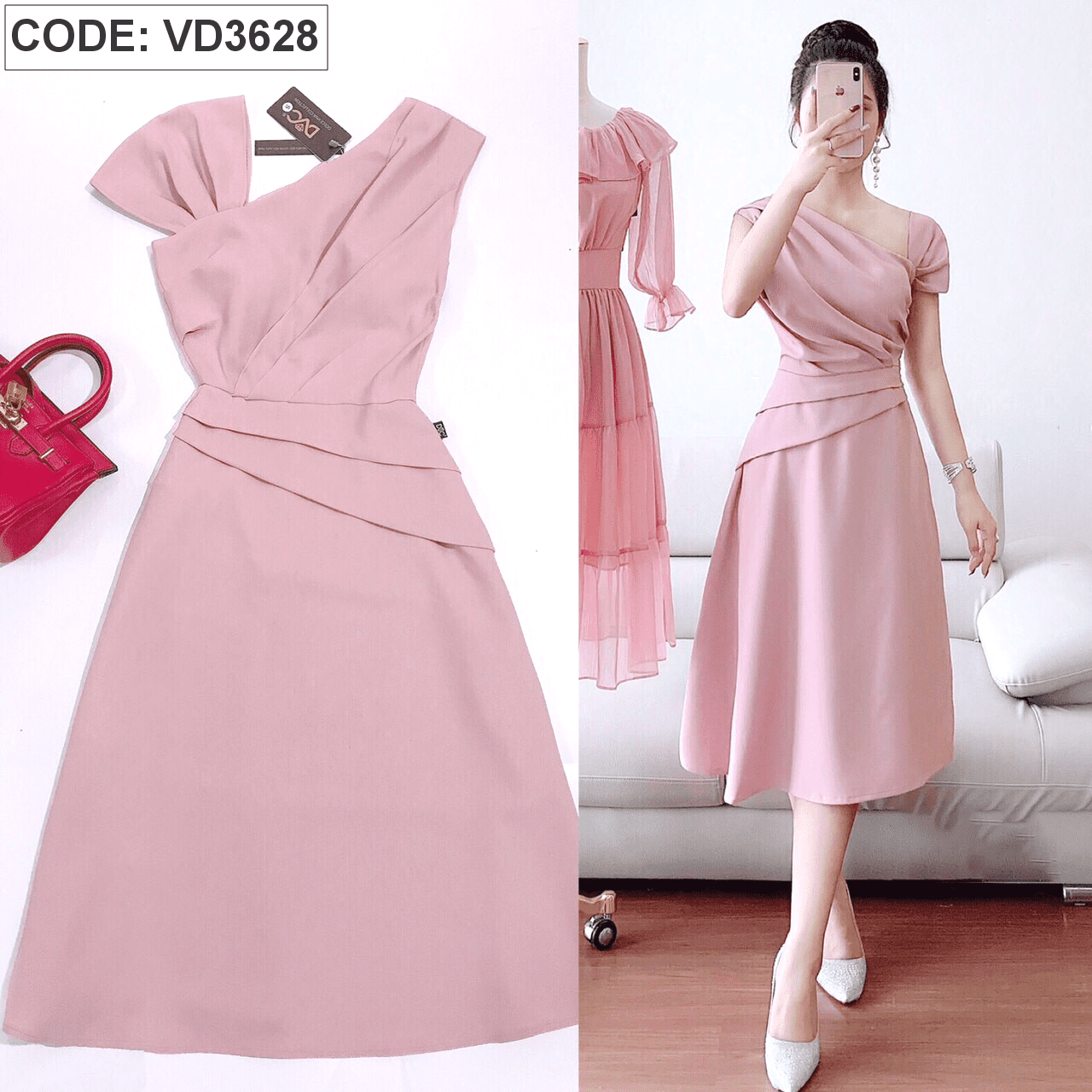 váy xòe công chúa màu hồng giá tốt Tháng 5 2023  Mua ngay  Shopee Việt  Nam