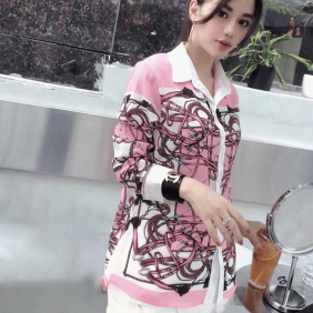 Sỉ áo sơ mi form dài in họa tiết