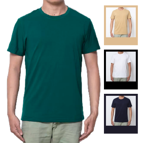 Áo Thun Nam Cổ Tròn Tay Ngắn Màu Trơn Đơn Giản (Có Size 3XL) - AB422