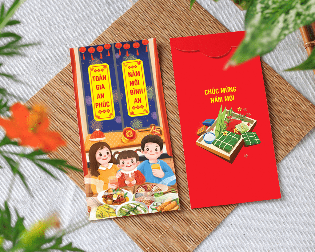 Combo 50 bao lì xì tết 2022 - Mẫu C-05 - C05