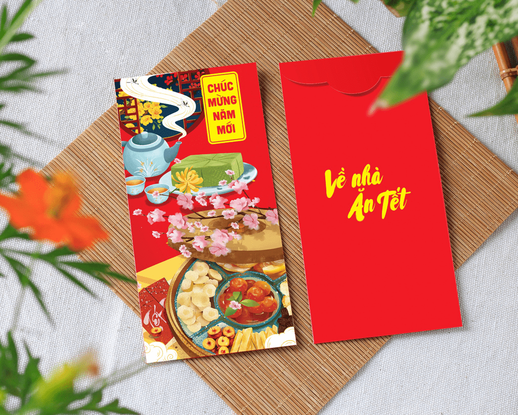 Combo 50 bao lì xì tết 2022 - Mẫu C-06 - C06