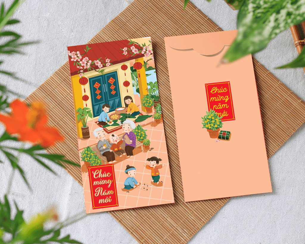 Combo 50 bao lì xì tết 2022 - Mẫu C-07 - C07