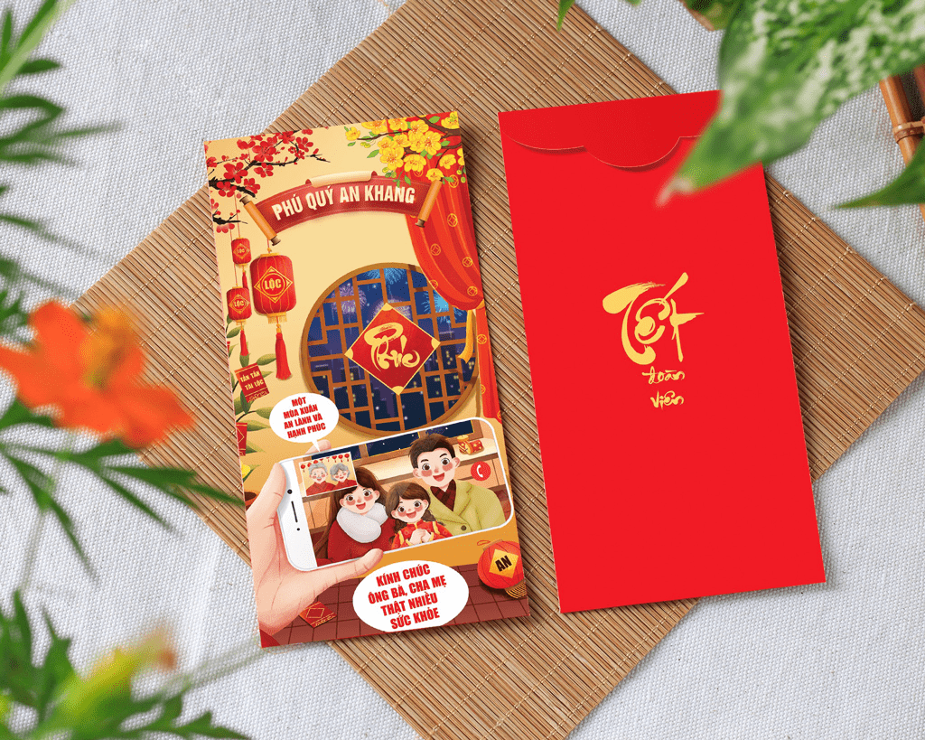 Combo 50 bao lì xì tết 2022 - Mẫu C-08 - C08