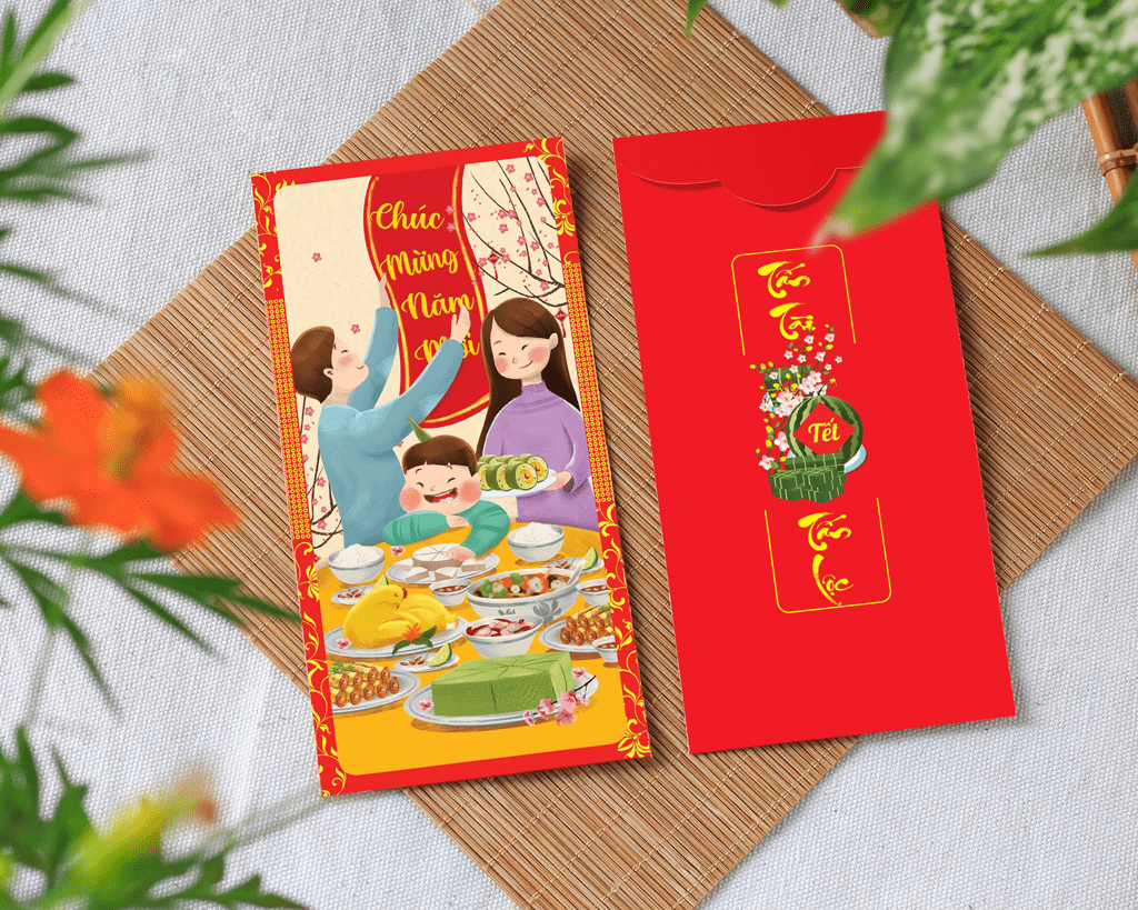 Combo 50 bao lì xì tết 2022 - Mẫu C-10 - C10