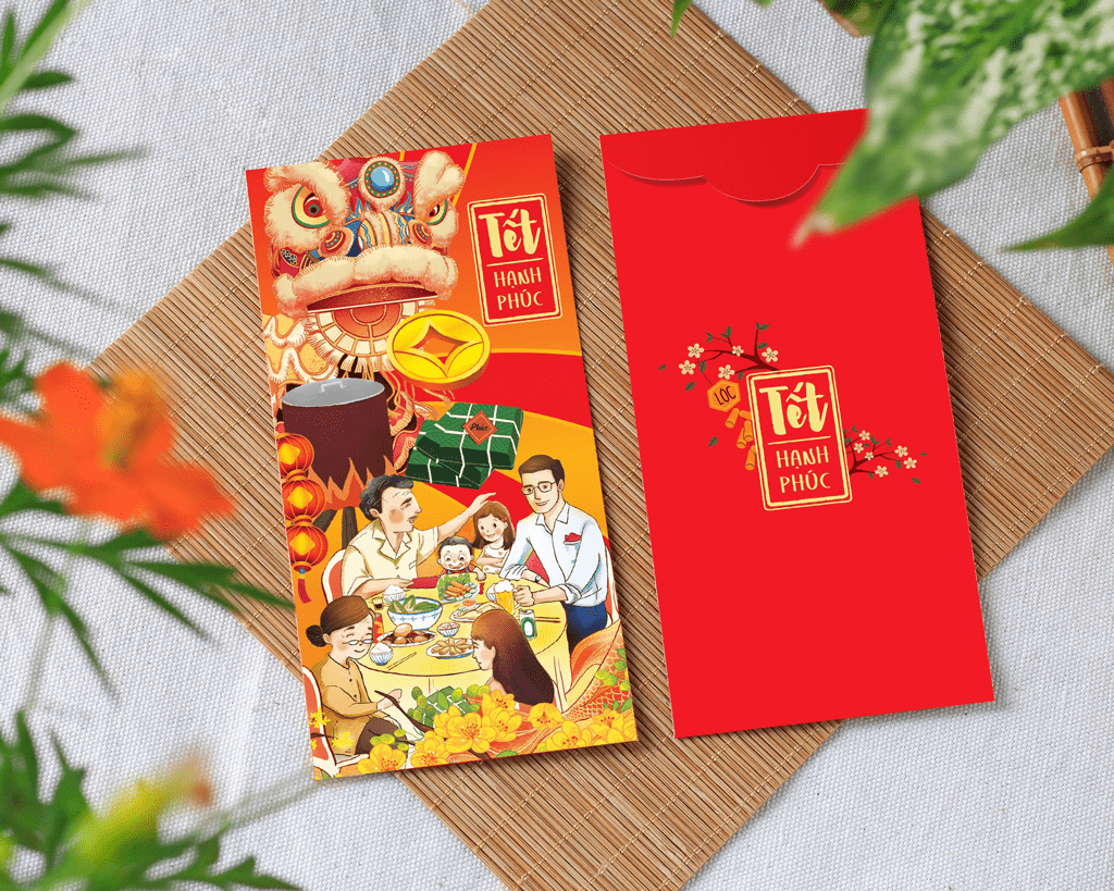 Combo 50 bao lì xì tết 2022 - Mẫu C-11 - C11