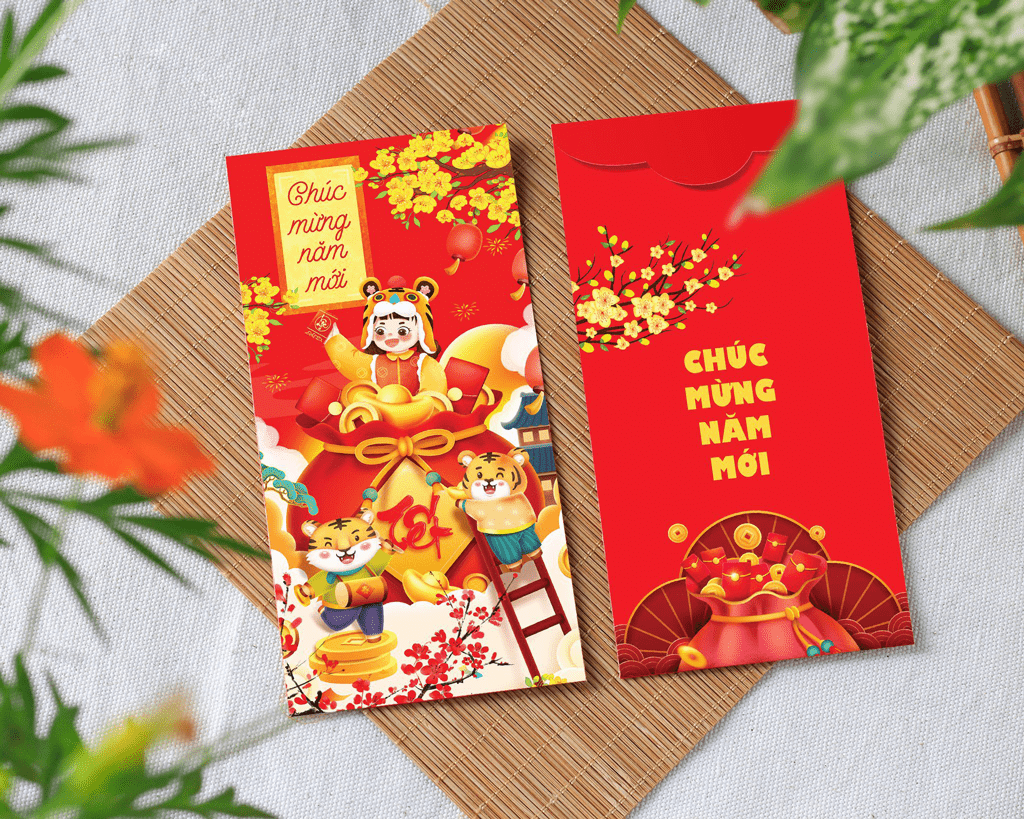 Combo 50 bao lì xì tết 2022 - Mẫu C-13 - C13