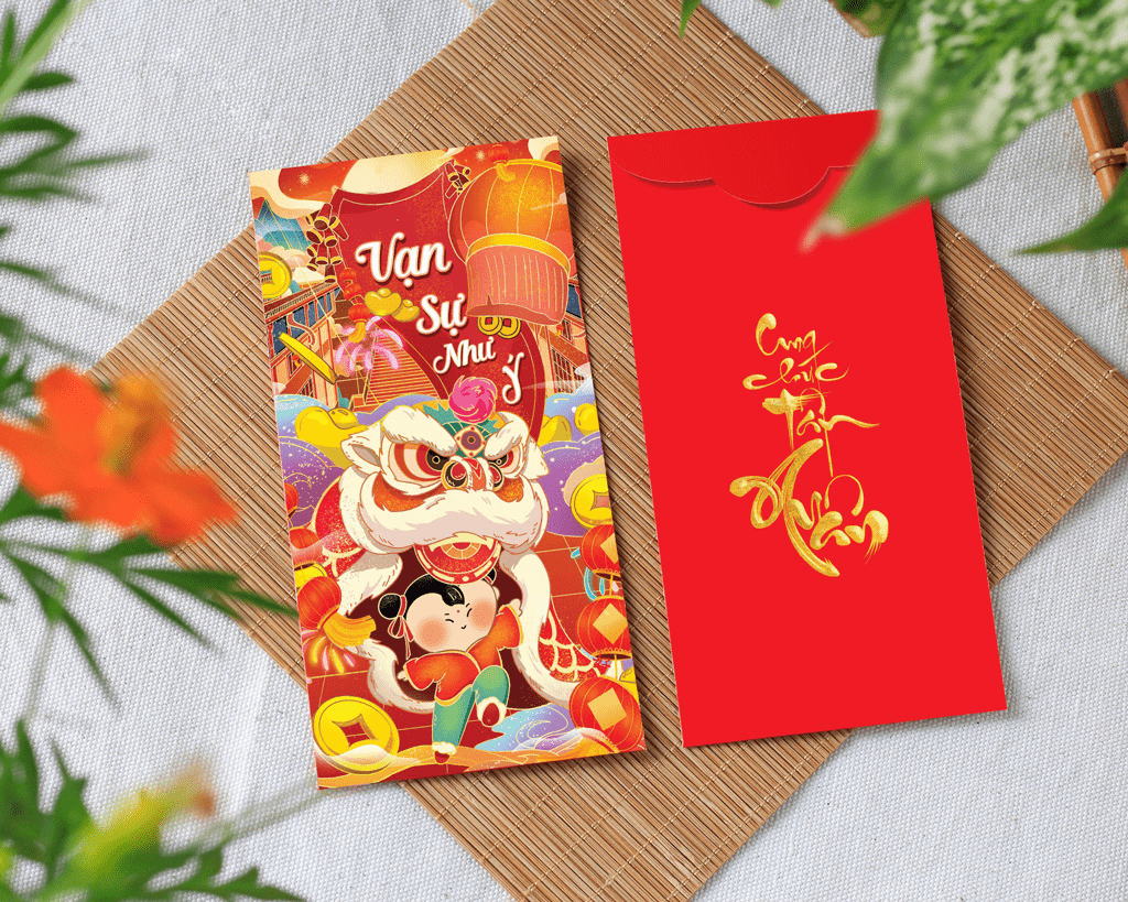 Combo 50 bao lì xì tết 2022 - Mẫu C-14 - C14