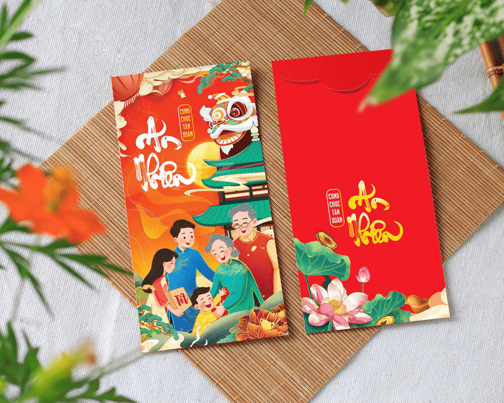 Combo 50 bao lì xì tết 2022 - Mẫu C-15 - C15