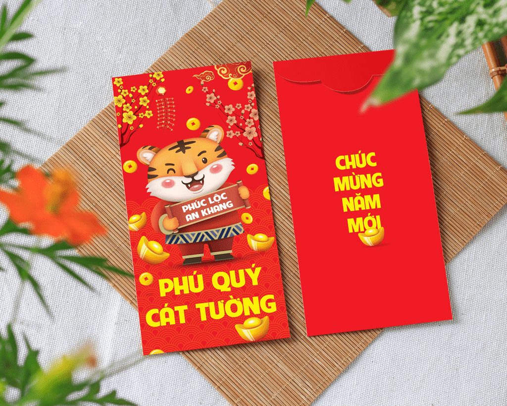 Combo 50 bao lì xì tết 2022 - Mẫu C-16 - C16