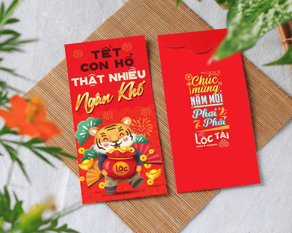 Combo 50 bao lì xì tết 2022 - Mẫu C-17 - C17