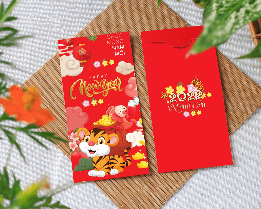 Combo 50 bao lì xì tết 2022 - Mẫu C-18 - C18