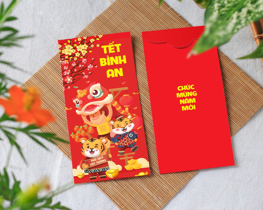 Combo 50 bao lì xì tết 2022 - Mẫu C-20 - C20