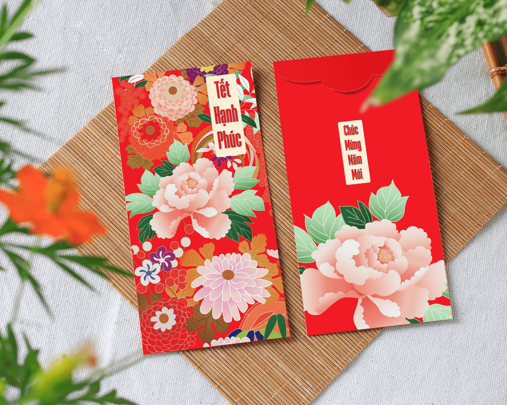 Combo 50 bao lì xì tết 2022 - Mẫu C-28 - C28