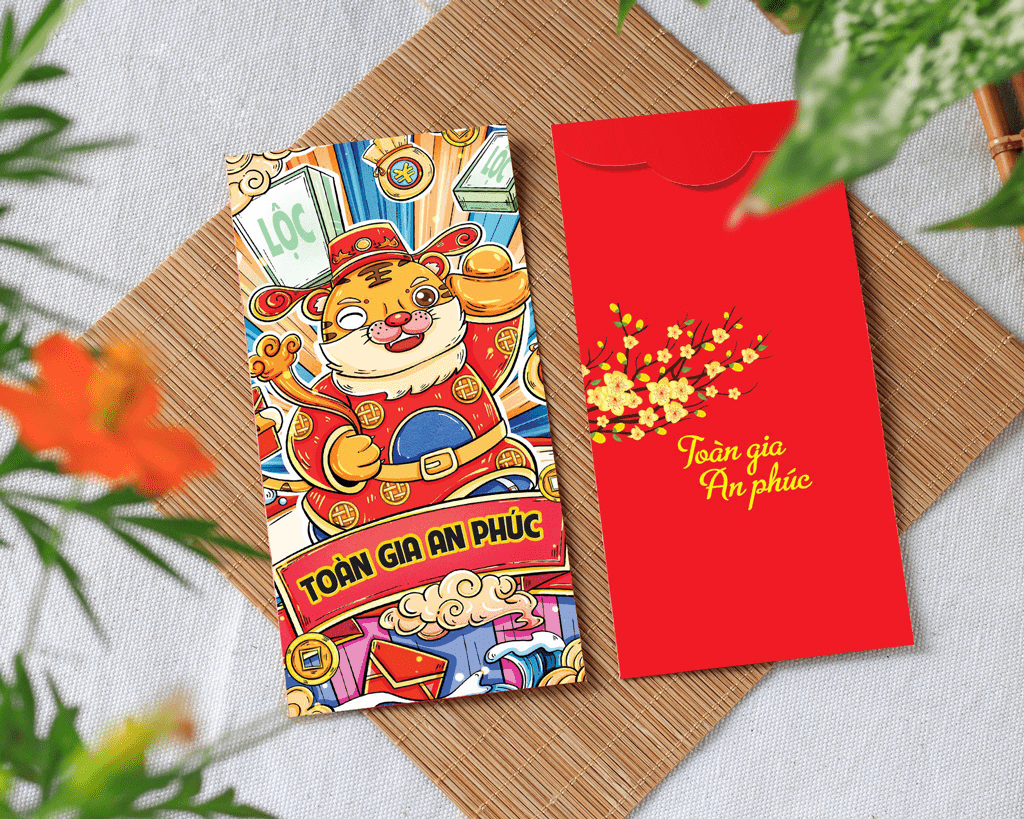 Combo 50 bao lì xì tết 2022 - Mẫu C-34 - C34