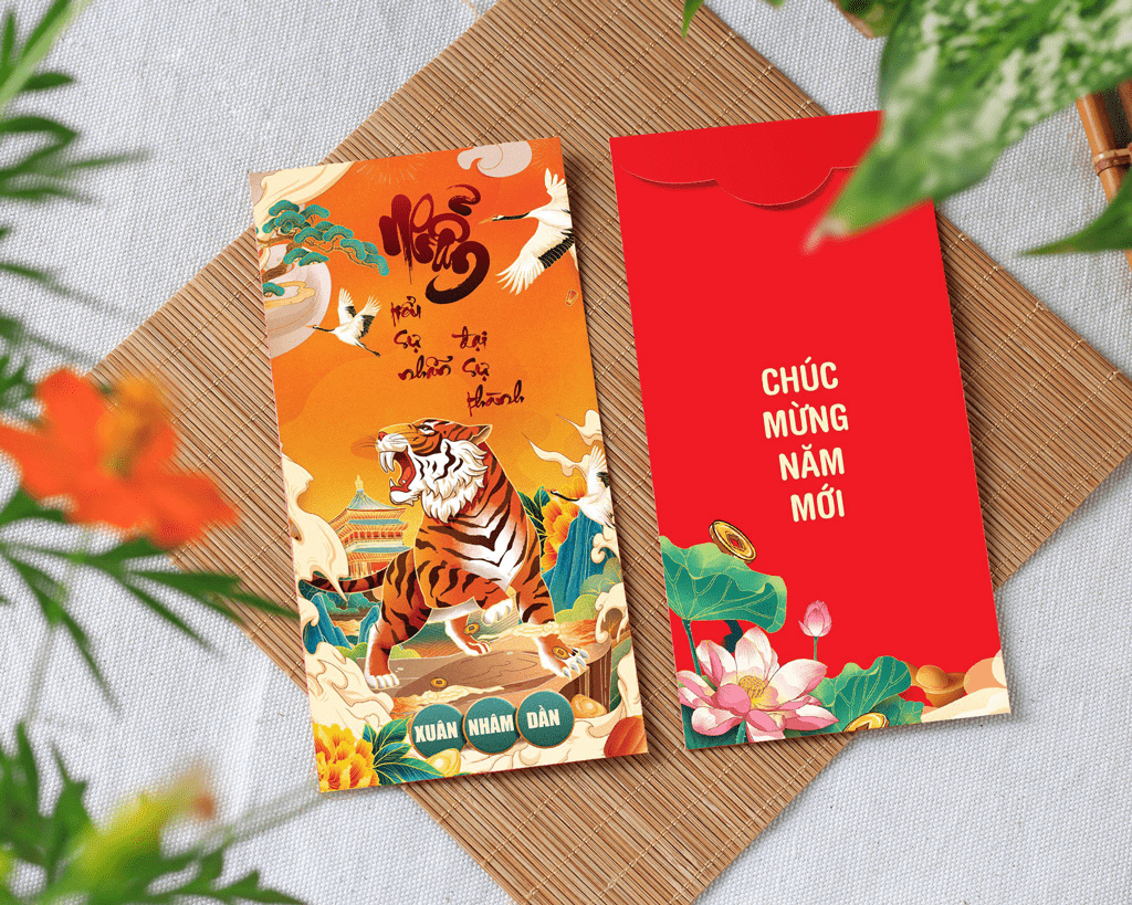Combo 50 bao lì xì tết 2022 - Mẫu C-35 - C35
