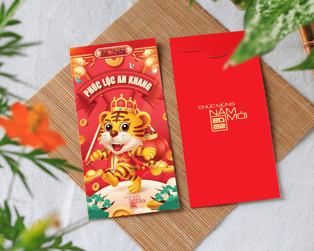 Combo 50 bao lì xì tết 2022 - Mẫu C-39 - C39