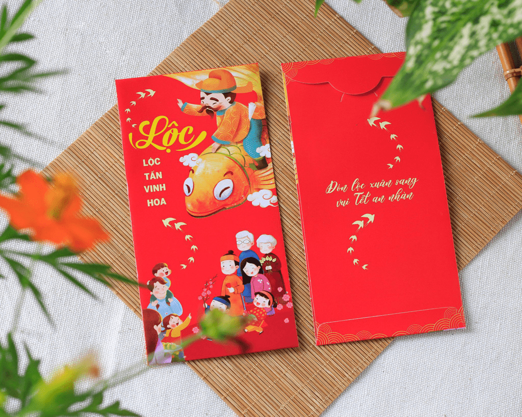 Combo 50 bao lì xì tết 2022 - Mẫu C-42 - C42