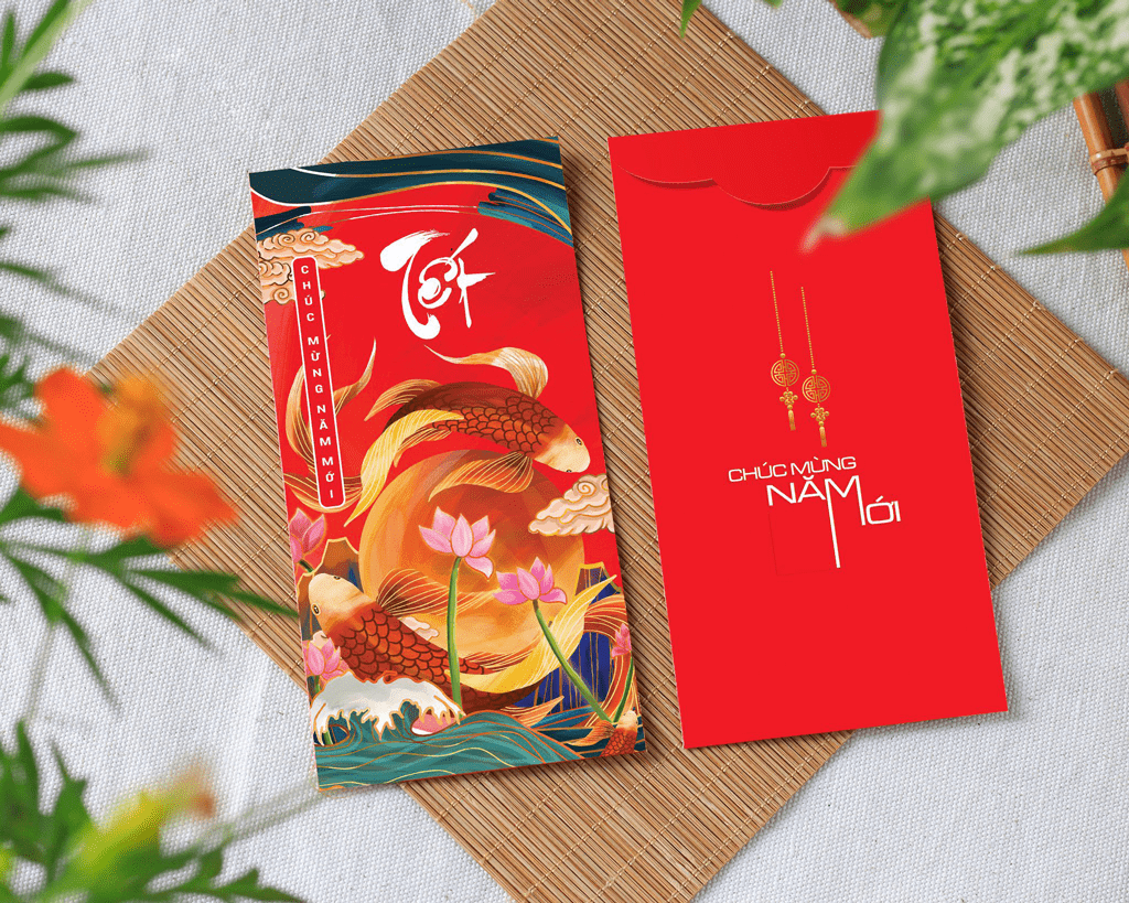 Combo 50 bao lì xì tết 2022 - Mẫu C-43 - C43