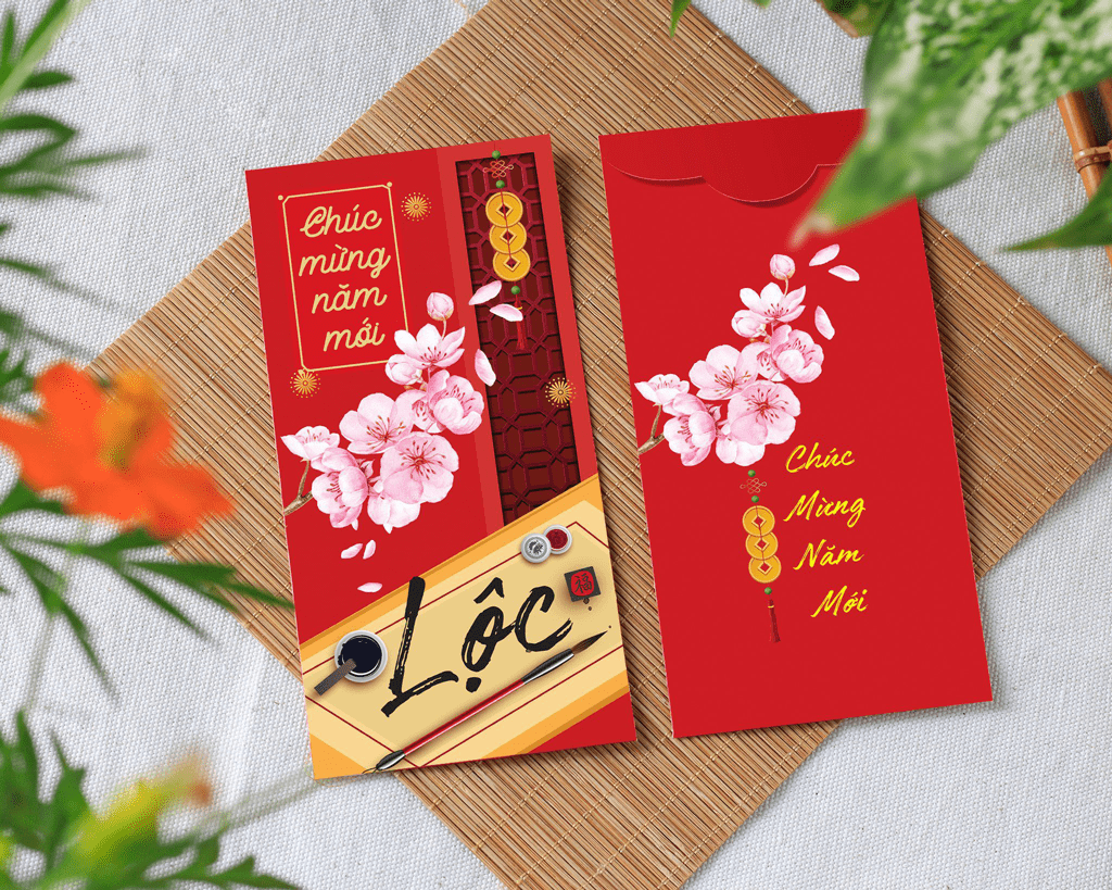 Combo 50 bao lì xì tết 2022 - Mẫu C-44 - C44