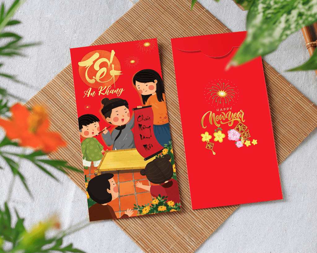 Combo 50 bao lì xì tết 2022 - Mẫu C-45 - C45
