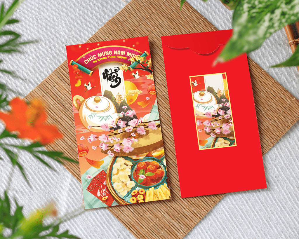 Combo 50 bao lì xì tết 2022 - Mẫu C-46 - C46