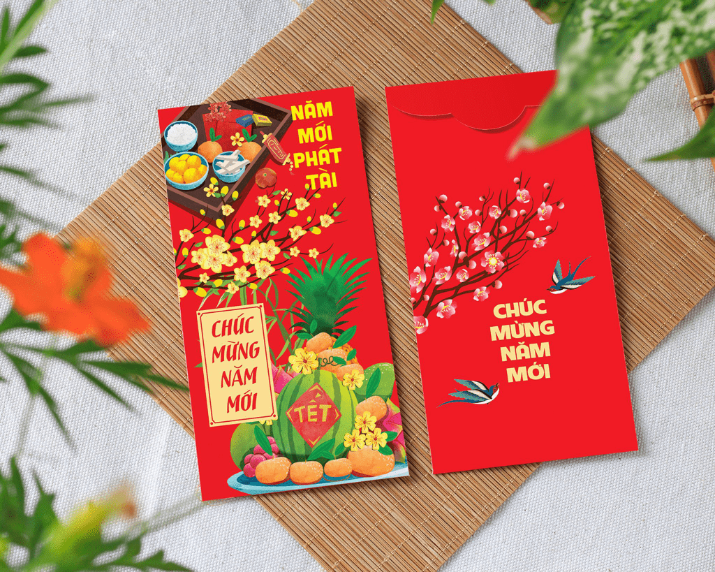 Combo 50 bao lì xì tết 2022 - Mẫu C-48 - C48