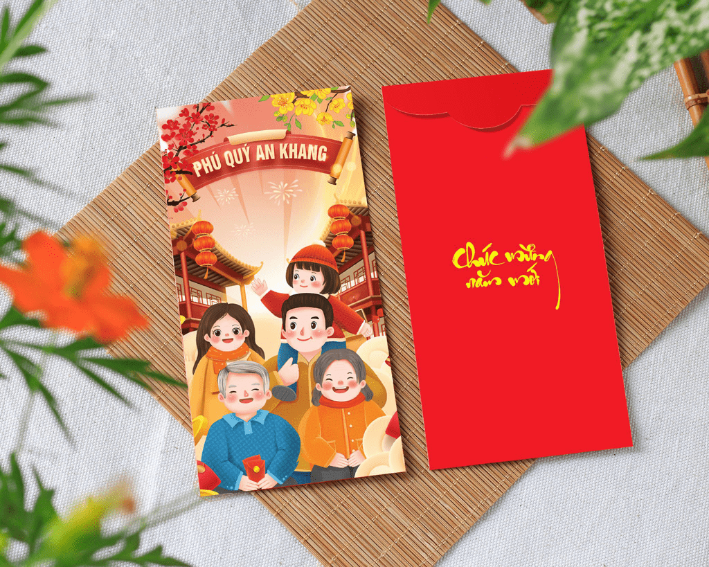 Combo 50 bao lì xì tết 2022 - Mẫu C-51 - C51