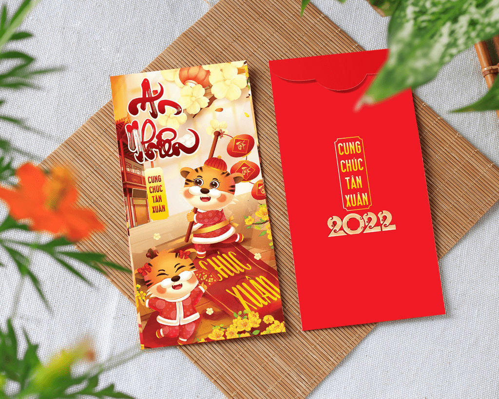 Combo 50 bao lì xì tết 2022 - Mẫu C-52 - C52