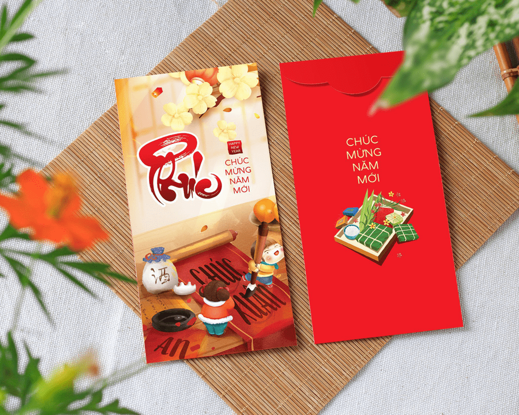 Combo 50 bao lì xì tết 2022 - Mẫu C-54 - C54