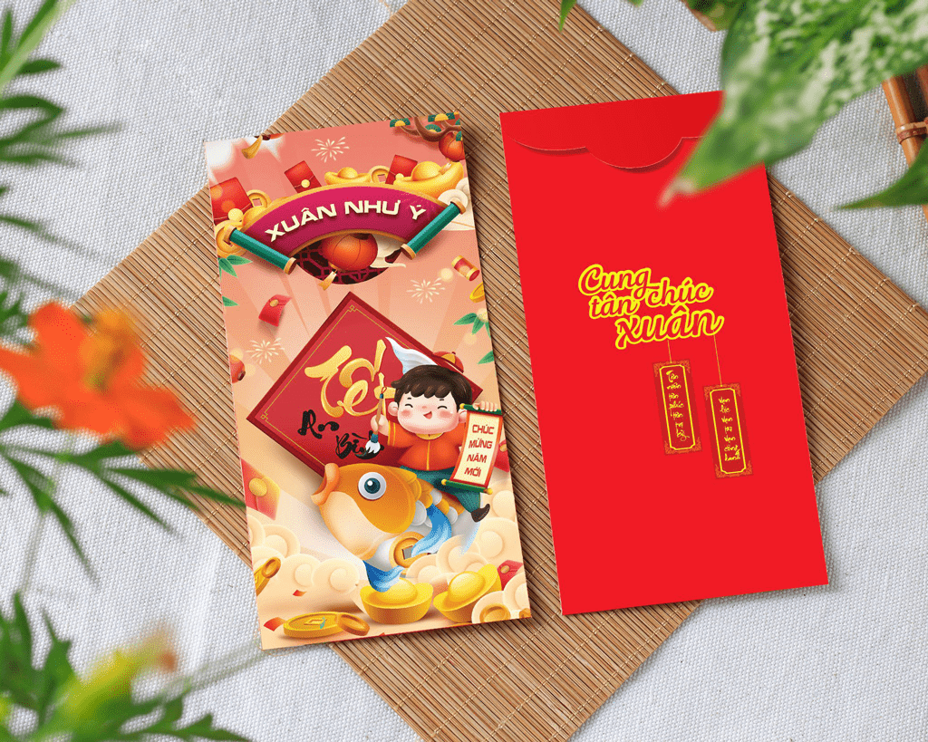 Combo 50 bao lì xì tết 2022 - Mẫu C-55 - C55