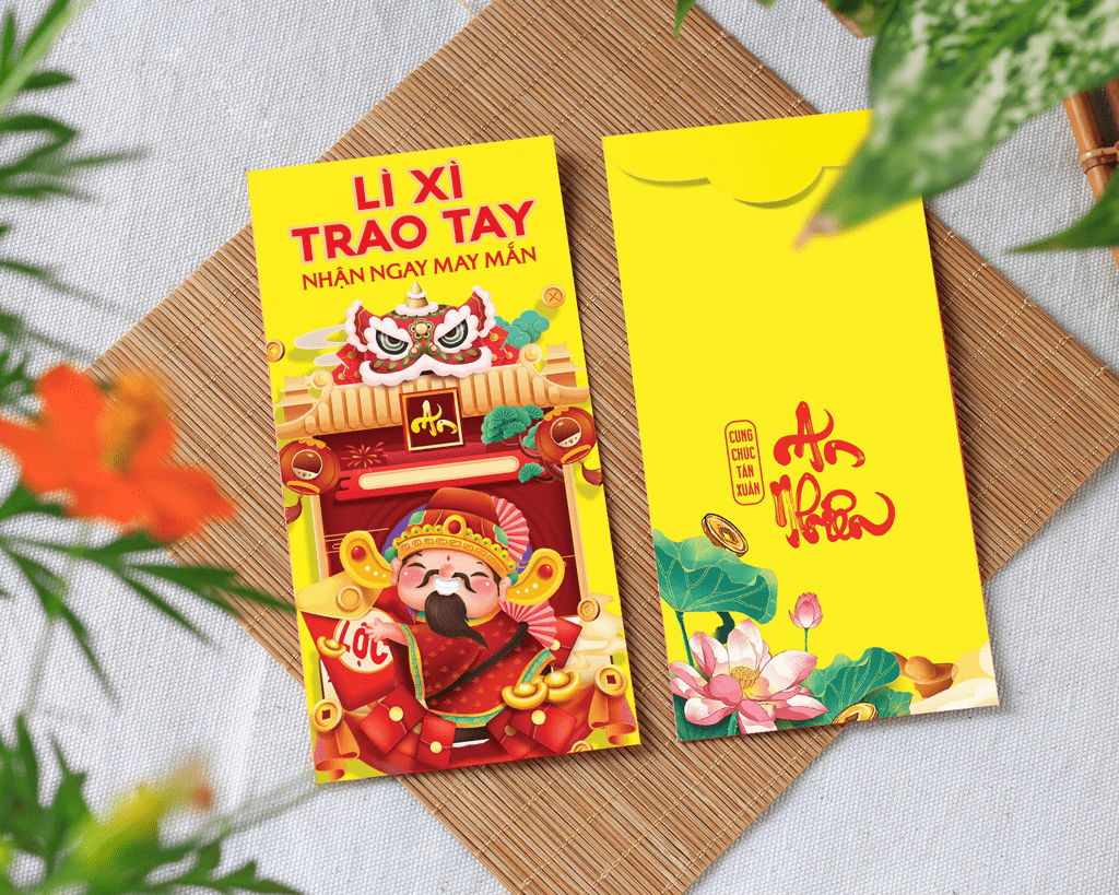 Combo 50 bao lì xì tết 2022 - Mẫu C-56 - C56
