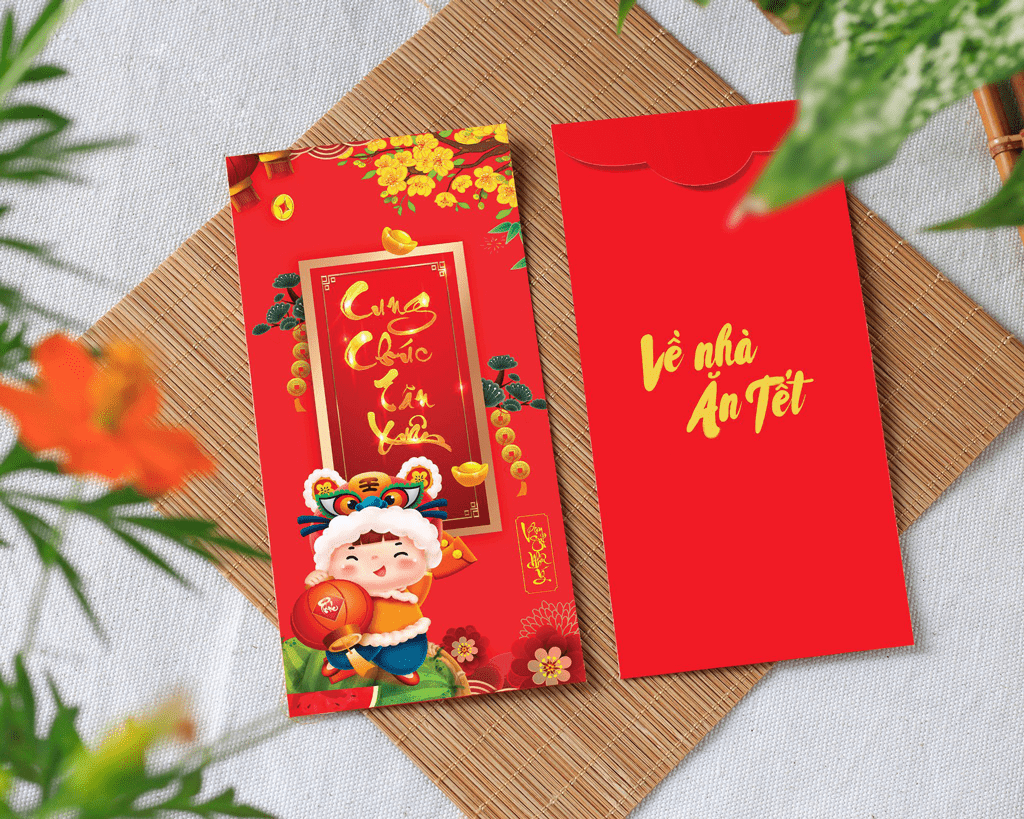 Combo 50 bao lì xì tết 2022 - Mẫu C-57 - C57
