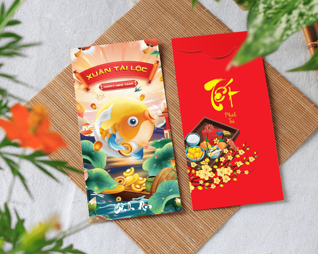 Combo 50 bao lì xì tết 2022 - Mẫu C-59 - C59