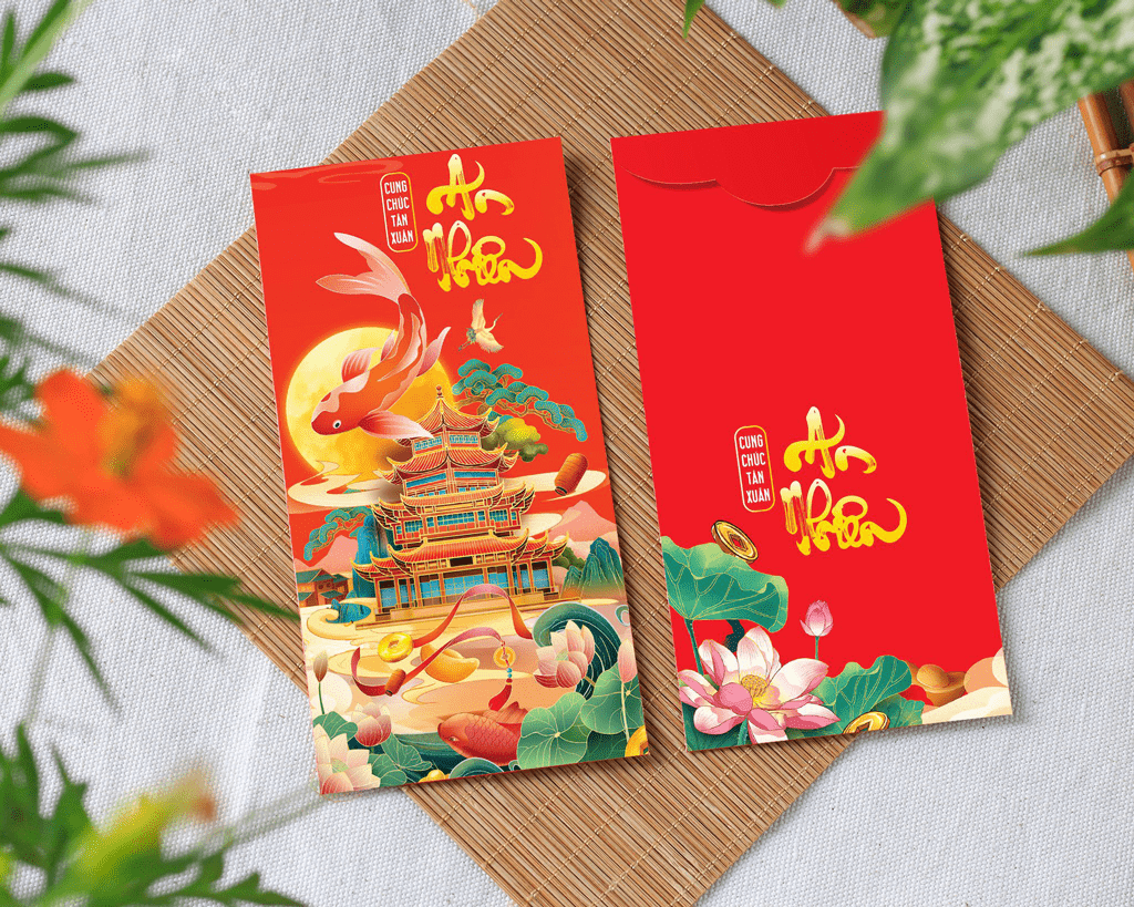 Combo 50 bao lì xì tết 2022 - Mẫu C-66 - C66