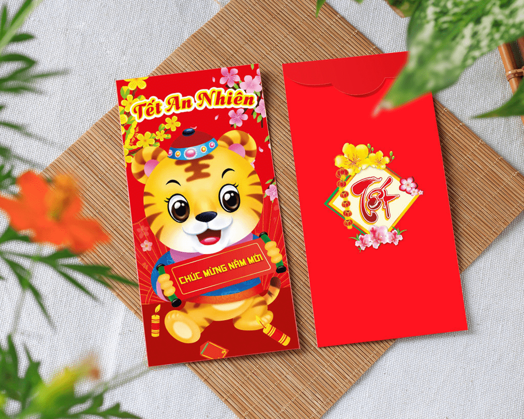 Combo 50 bao lì xì tết 2022 - Mẫu C-80 - C80